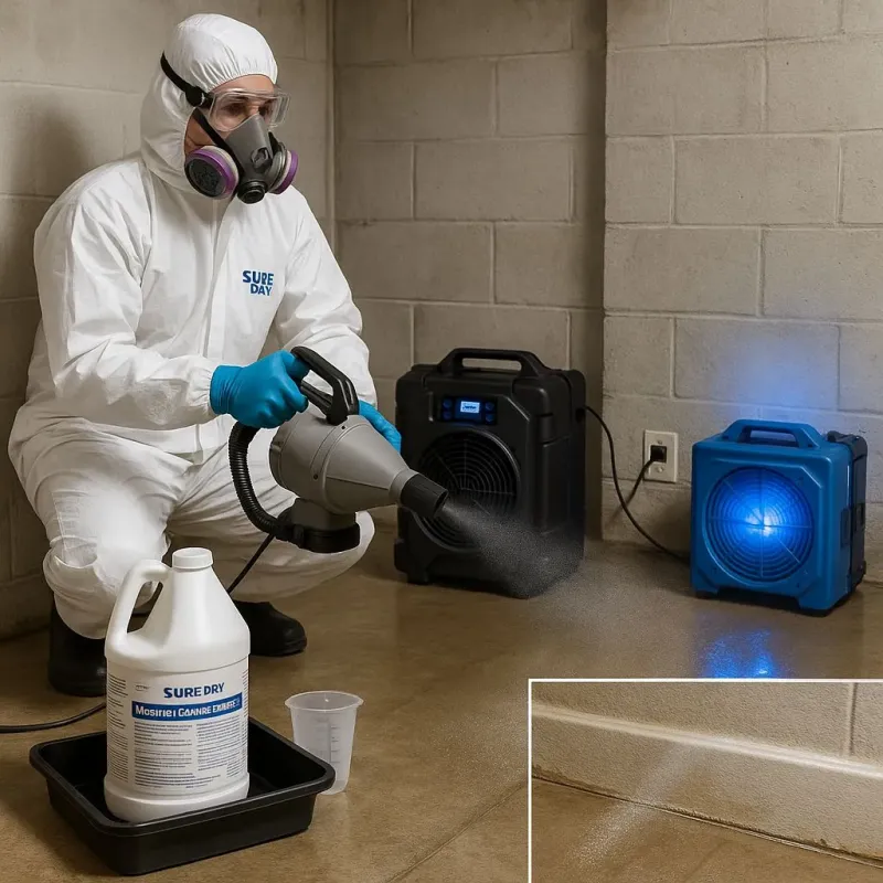 Sanitization and Odor Removal process in City of Bedford, VA